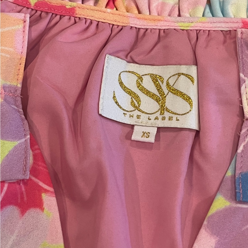 EUC SSYS 2 Piece Pastel Floral Skort and Top Size XS. - Picture 13 of 13